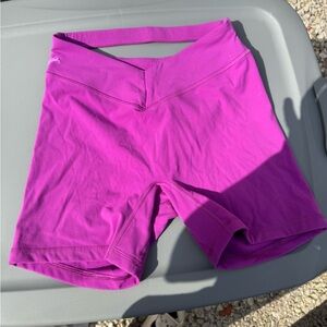Alphalete Women's Vibrant Purple Bike Shorts